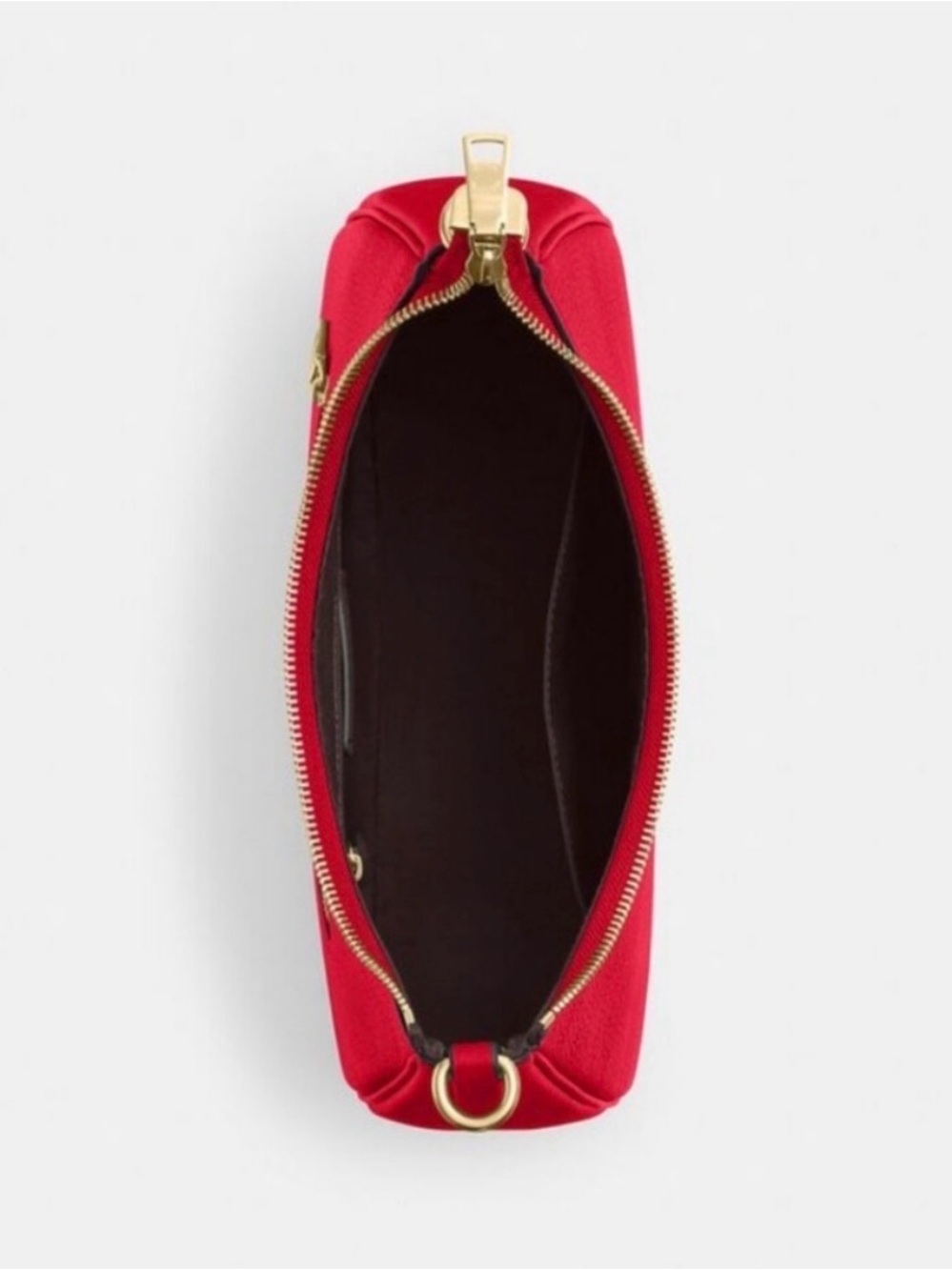 ❤️ New Coach Authentic Teri Hobo in Gold/Bold Red (Exclusive) - Picture 3 of 7